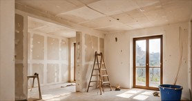 Interior de vivienda en reforma